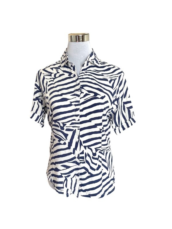 BLUSA CEBRA CON MANGAS LIONA