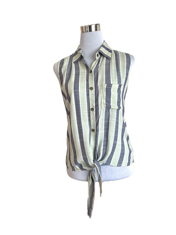BLUSA RAYAS SIN MANGA LIONA