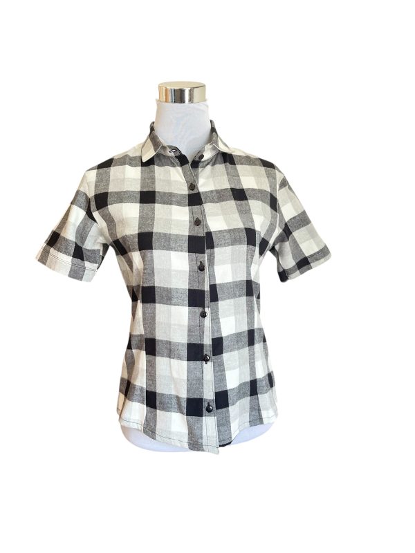 Blusa cuadrille magas cortas lionas