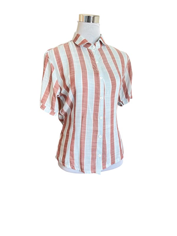 blusa rayas con mangas liona