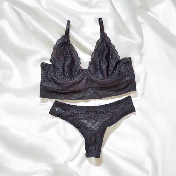 CONJUNTO SIN COPA LIONA NEGRO