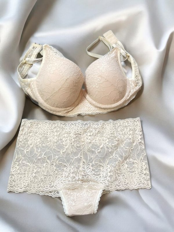 CONJUNTO ENCAJE BEIGE LIONA