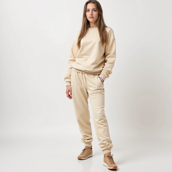 CONJUNTO POLERON + PANTALON FRANELADO MUJER